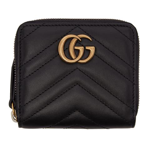 gucci zip wallet small